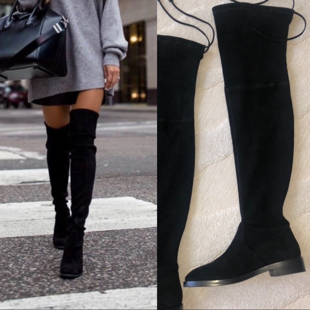 STUART WEITZMAN JOCEY SUEDE OVER-THE-KNEE BOOT